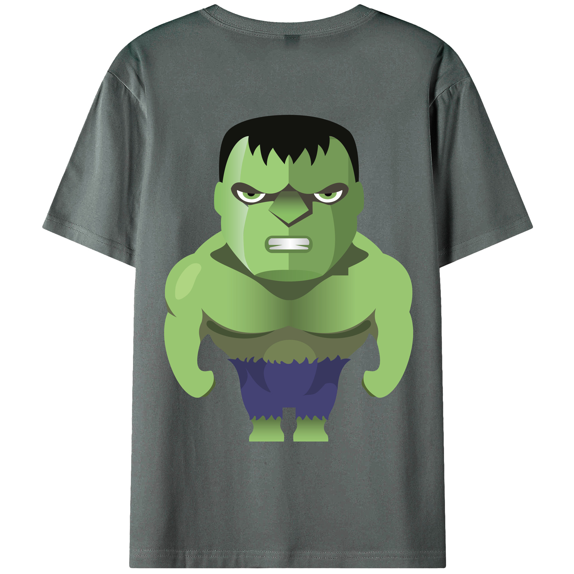 （画像用） アベンジャーズ The Avengers 綿100％ メンズ半袖Tシャツ（バックプリント） 通気性